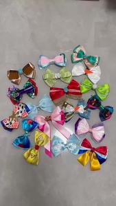 2pcs Disney Cartoon Anime Snow White Hair Bow for Girls Toddler Boutique Alice Frozen Girls Hair Clips Kids Hair Accessories