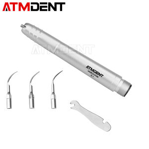 Dental Ultrasonic Air Scaler Handpiece 3 Tips Air Scaling Polishin Tools Teeth Whitening Dentist Lab Clinic