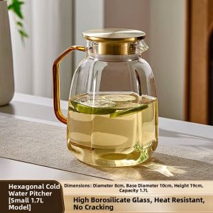 MINGLI | High-end Heat-resistant Thick Glass Water Pitcher