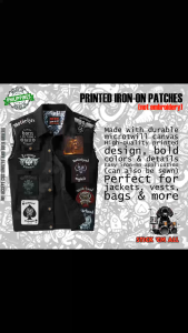 MOTORHEAD II -inspired Printed Iron-On DIY Patches for Jacket Decoration. Features 2026 patches with band logos and album art. Suitable for customizing denim jackets. Ideal for rock music enthusiasts.
