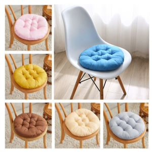 40cm Office Chair Cushion Thicken Round Linen Seat Cushions For Back Pain Home Decor Decorative Outdoor Garden Cushions
