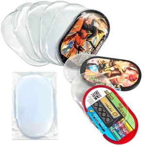 10pcs/Pack Clear Protector Sleeve Fit For Mezastar Arcade Game Special Disk Chuck Collect Trade Storage Cover Sleeve Toy