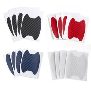 Miếng Dán Bảo Vệ Chống Trầy Xước Tay Nắm Cửa Ô Tô Bằng Sợi Carbon Phụ Kiện Ngoại Thất Bền Bỉ Cho Tay Nắm Cửa Xe