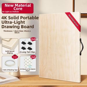 TIANRUNSEN | Professional Art Board Sketch Drawing Hollow Solid Large Size A2 Portable