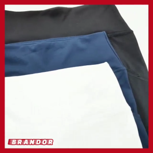 Brandor - MESH PANEL - HIGH WAIST CAPRIS 7/8 - 2 SIDE POCKET - Gottex ( GTLG50 ) Gym Yoga Fitness