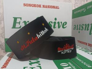 PECI SONGKOK NU GRATIS NAMA DI SAMPING SEBELAH KIRI LOGO NU