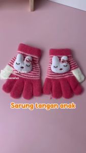 Sarung Tangan Winter Anak Boneka Karakter Umur 3-6 Tahun Tebal Premium
