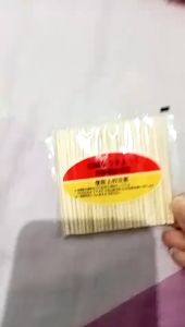 Tusuk Gigi Bambu 1 Pak Murah Isi Ulang Steril Refil Natural Praktis Mudah di Bawa Aman