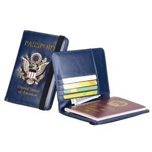 US Passport Cover Holder Protective Case Card Sleeve for Travel Documents Acrylic Plastic Letter Pattern Unbranded