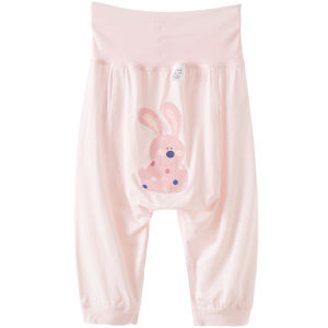 Baby Modal Home Pants Summer Thin High Waist Protection Belly Big PP Pants Sleepwear Shorts for Boys And Girls