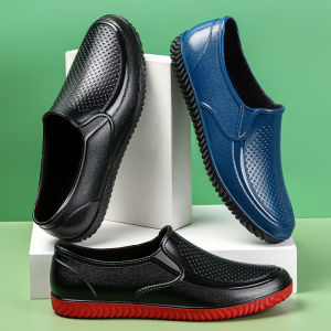 Anti-Slip Waterproof Rain Shoes for Men Short Boots