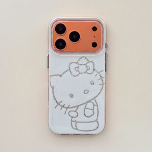 Sanrio | Ốp Điện Thoại Hoạt Hình Dễ Thương Hello Kitty Thiết Kế Y2K Dành Cho iPhone 18 Pro Max 18 Pro 17 Pro 16 Pro Max Tương Thích Với Dòng iPhone 15
