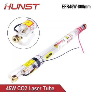 Hunst EFR 45W CO2 Laser Tube Diameter 50mm Length 800mm Laser Glass Lamp For CO2 Engraving Cutting Machine
