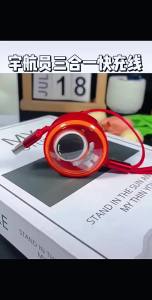 3 In 1 5A ultra fast charging cable for iphone Samsung mobile phone retractable charging cable