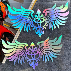 Toyota Carola Vios Innova AVANZA Hilux TRD GR สติกเกอร์เลเซอร์ติดรถยนต์กระจกบังลมกันชนอุปกรณ์เสริมรถยนต์สติกเกอร์ตกแต่ง