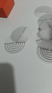 50PCS Protector Shield Keratin Bond Keratin Tip Hair Extension / Pelindung Panas Untuk Hair Extension