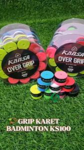 KANSA GRIP BULUTANGKIS KARET POLOS KS100 ANTI SLIP ANTI LICIN ORIGINAL