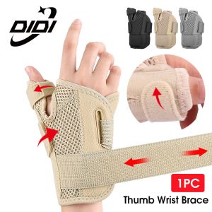 DIDI 1PCS Thumb Splint Brace Wrist Support Adjustable Arthritis Splint Support Protective Guard Gear Thumb Immobilizer Wrist Strap for Pain Sprains Strains Arthritis