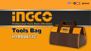 INGCO TOOL BAG | 1680D POLYESTER | TOOL STORAGE BAG