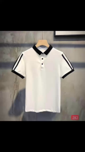 [FULLBOX] Áo polo cổ bẻ ngắn tay áo phối màu cá tính chất thun co giãn thoải mái thời trang trẻ hiện đại lyihome