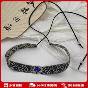Children Adult Antique Hair Band 2025 Boys Hanfu Forehead Band Ancient Costume Ethnic Style Hair Accessories Eyebrow Pendant Headband
