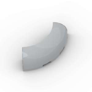 [45Pcs]【50G】 65617 3x3x1 4/1 Circular Curved Smooth Tile Assembly DIY STEM MOC Blocks Toy