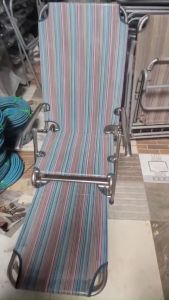 Ghế xếp lưới khung thép sơn tĩnh điện cao cấp chịu lực tốt ( lưới vải )