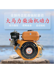 LeiLao 168F Single Cylinder Diesel Engine 4HP Wind Cooling Small Farm Water Pump Sprayer Pumping Machine Four Stroke Internal Combustion Engine