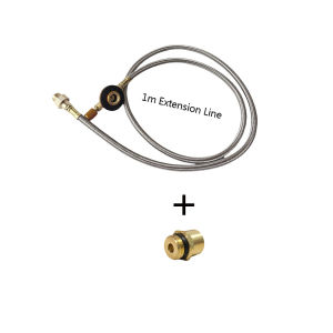 Cassette Stove Conversion Head Conversion To Extension Cord Link Gas Tank Longer and Safer Outdoor Camping Adapter Accessories