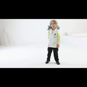 【Damaiii】COD เสื้อกาวน์ นักวิทยาศาสตร์ เด็ก ชุดนักวิทย์ ชุดนักวิทยาศาสตร์ ชุดแลป ชุดอาชีพเด็ก ชุดกาวน์เด็ก