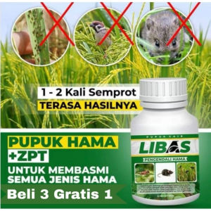 Pupuk Libas Pembasmi Hama dan Bakteri Tanaman Beli 3 Gratis 1