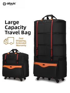 ailouis | Large Capacity Travel Check-in Expandable Rolling Suitcase 26 Inch