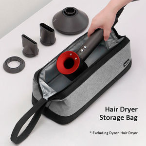 boona Portable Hair Dryer Storage Bag for Dyson Hair Dryer Hair Curler Hair Straightener Case Protection Bag Portable Dustproof Storage Bag