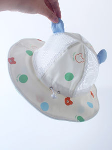 Baby Fishing Cap Summer Thin Sunshade Cute Sun Protection Large Brim Hat for Boys And Girls Childrens Casual Cotton Blend Hat