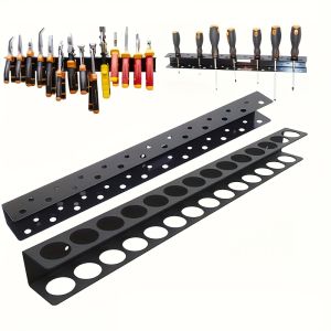 1 Piece Screwdriver And Pliers Storage Rack Wall Mounted Multifunctional Tool Storage Rack Suitable For Garages And Workshops
