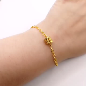 Rantai Tangan Bead Sempoa Emas 916 Yon Hing