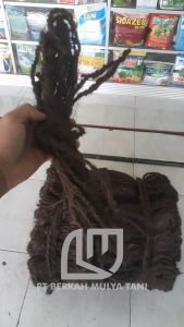 Tali tambang ijuk aren hitam untuk pengikat bambu gazebo anggrek 10 meter