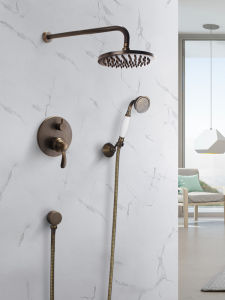 BANGPU | Antique Style Wall-Mounted Copper Shower Set