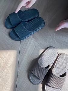 Summer Women Fashion Home EVA Slippers Adults Non-slip Shower Sandals Men Indoor Solid Colors Soft Slides Couples Beach Shoes