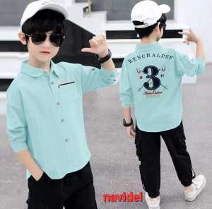 323 Hem Kids Kemeja Anak Laki-Laki Berkualitas Umur 3-12 Tahun