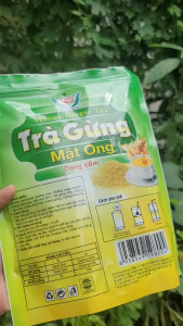 Trà gừng mật ong Sing Việt (Túi 400g - 20 gói) Trà gừng dạng cốm