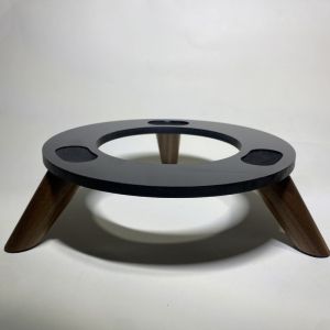 Thickened Shockproof Real Wood Stand for Harman Kardon Glass Crystal Desktop Speaker Suitable for Third And Fourth Generations