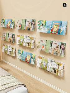 Wall Mounting Bookshelf Display Rack