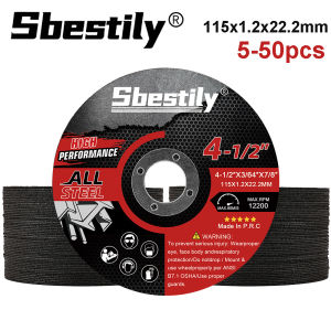 Si Fang | 5-50pcs 115mm Cut Off Wheel Angle Grinder Cutting Disc 4.5"Resin Circular Saw Blade for DIY Metal Steel Aluminum Wood Cutting