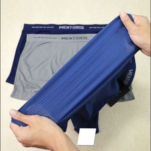 Quần Lót Nam Boxer MENTORIS Không Đường May Cạp Chun Siêu Co Giãn Chắc Chắn Kháng Khuẩn Và Thấm Hút Nhanh MBX04