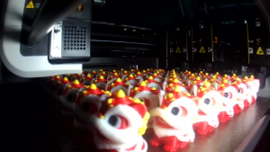 3D Printed CNY Lion Dance Keychain