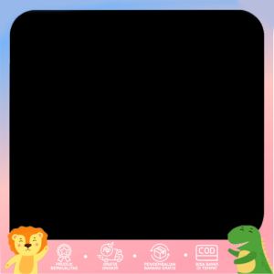 STICKER NONO SPIDERMAN ECER WATERPROOF 1 LEMBAR STIKER