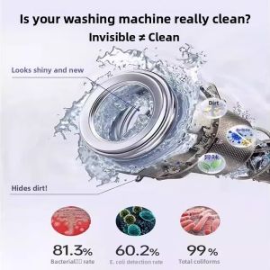 MONLEYTA | Powerful Automatic Washing Machine Cleaner De-scaler Antibacterial Liquid Detergent For Drum And Drum Washer Stain Remover