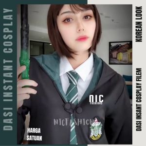 Dasi Cosplay H3rry P0tter Dasi Neck Tie Slytherinne Gryffindorre Heri P0ter DasiHarry Poter HariPoter Tie