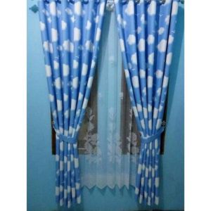 gorden minimalis motif awan ring 12 lebar 140 tinggi 100 200 230 model terbaru yang lagi viral